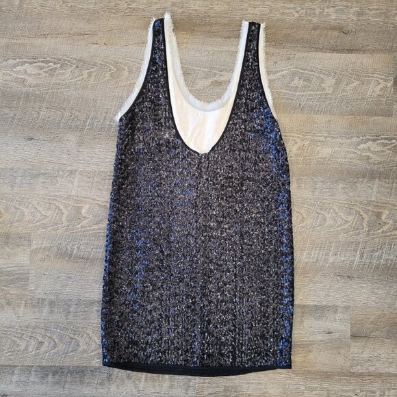 NWT WILFRED | Aritzia Silk Sequin Dress Black | Sz. XS - Picture 5 of 5